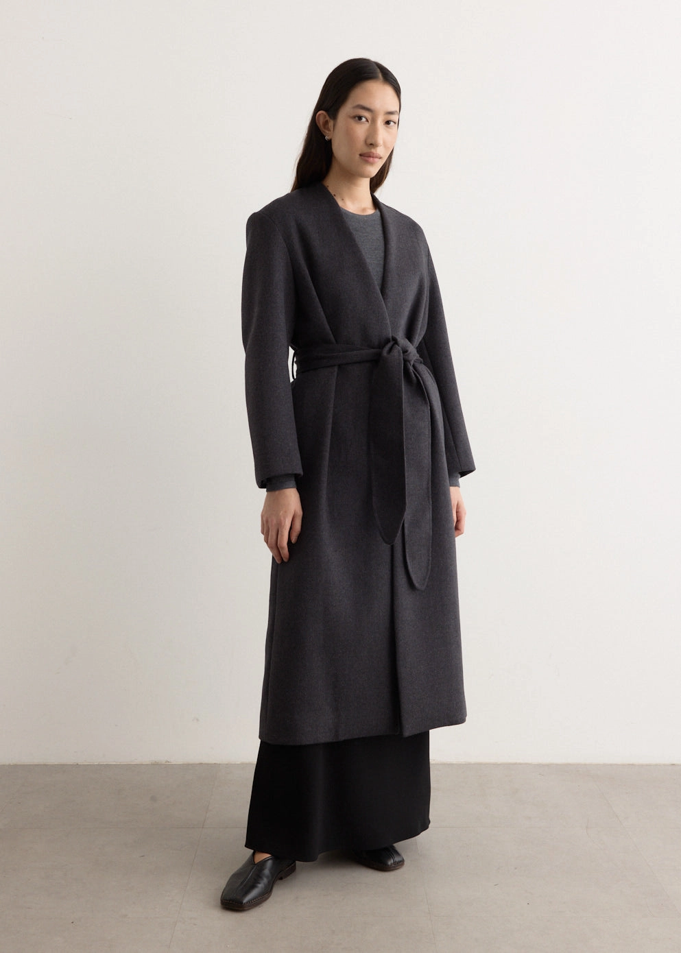 Stretchable Waistband Veronique Coat