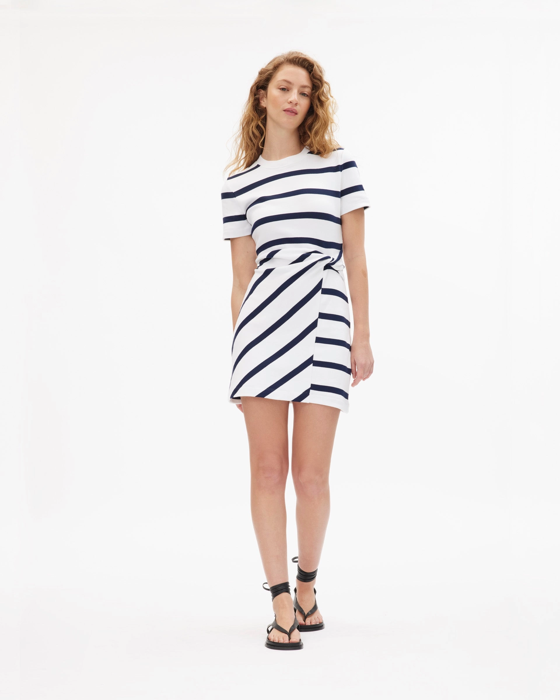 Short Striped Cody Dress Relax Fit Dreamy Flow