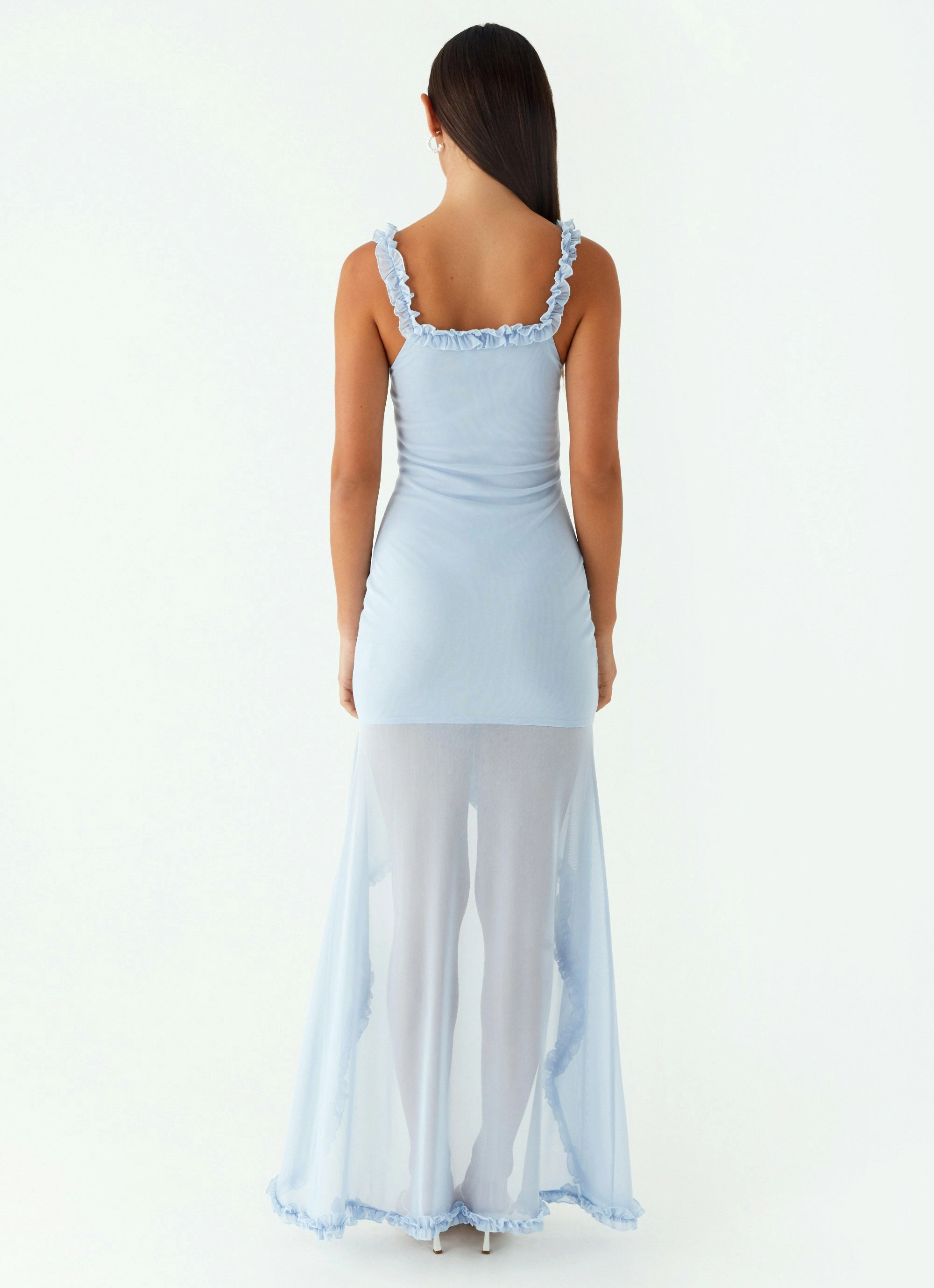 Belinda Maxi Dress - Blue Relax Draping Urban appeal