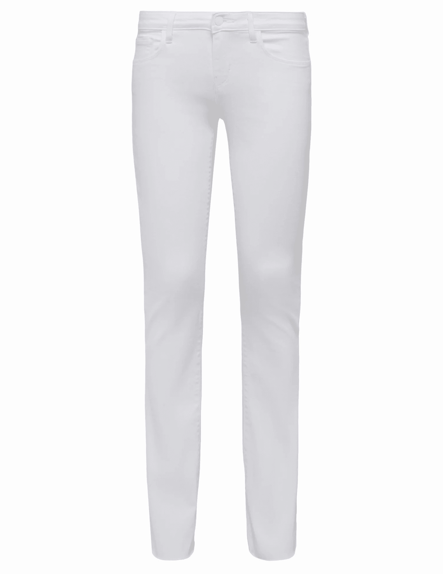 Textured Family Style Autumn Days Rainy Day High Quality LAGENCE Sneeki Low Rise Straight Leg Jeans in Blanc