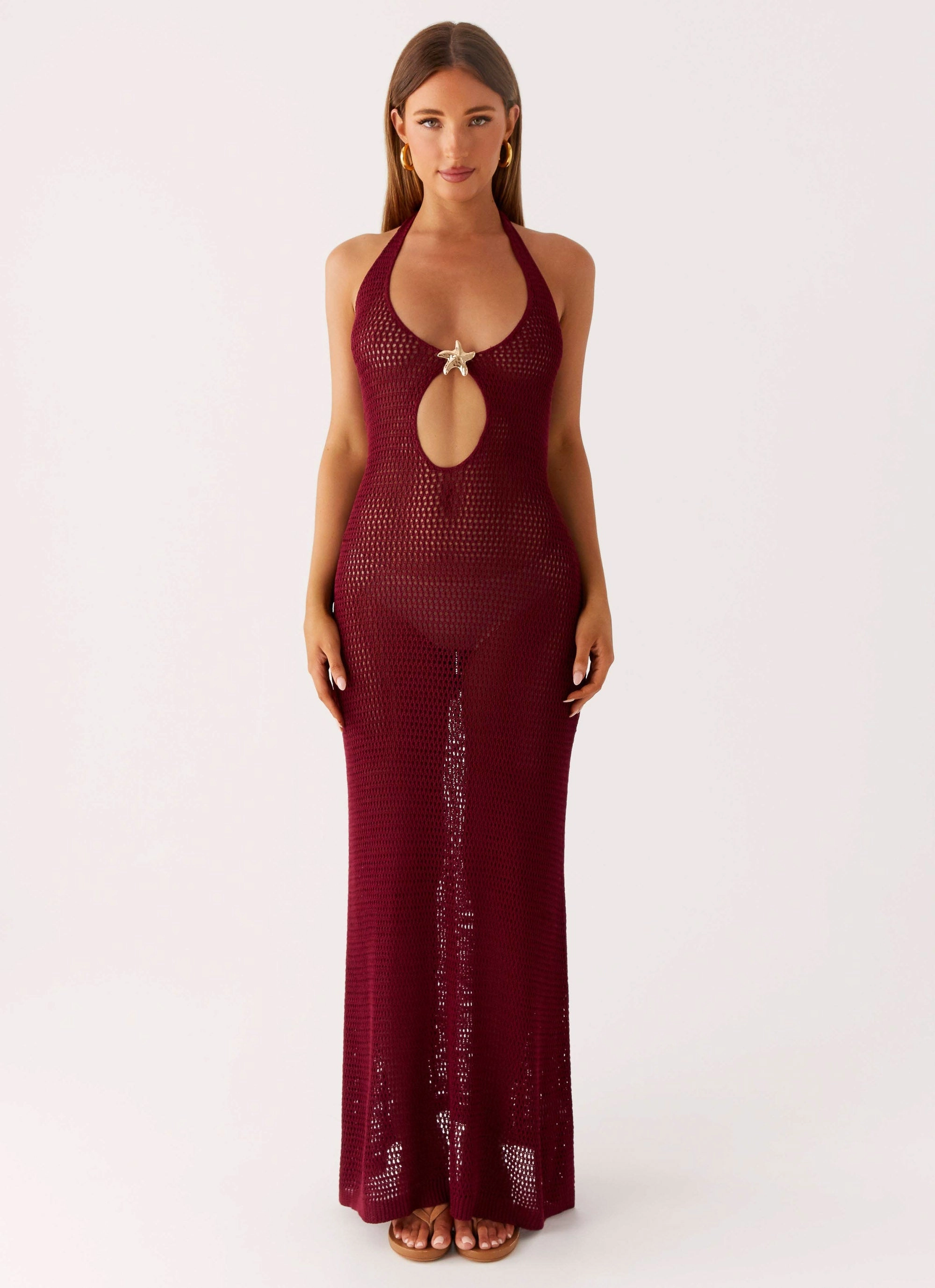 Floor-Length Street Vibe Moon Tide Maxi Dress - Violetta