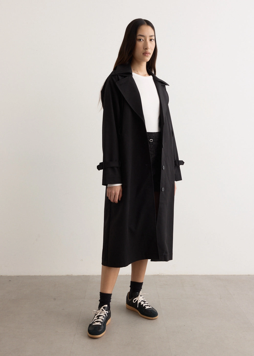 Flexible Comfort Wanderer Trench Coat