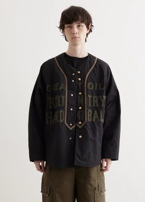 Soft Shell Travel Comfort Weather Cotton Oil Coating Baseball Blouson