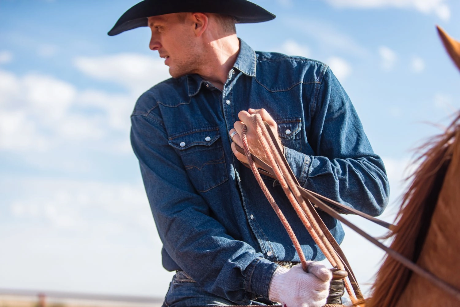 STS Ranchwear Womens Rod Classic Denim 100% Cotton L/S Shirt Winter Fashion Moisture Management Tech