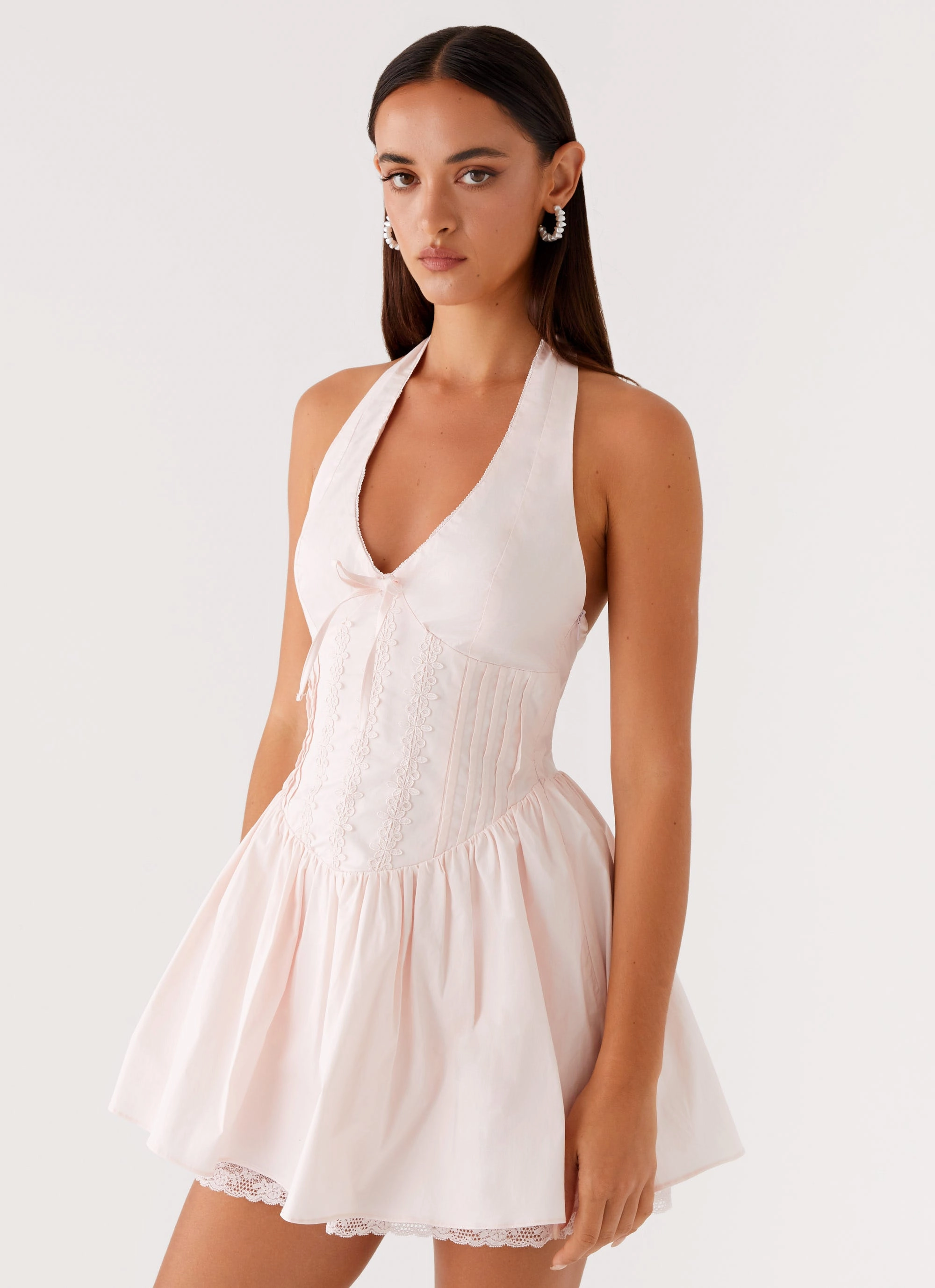 Moira Mini Dress - Pink Snag-Resistant Everyday Comfort