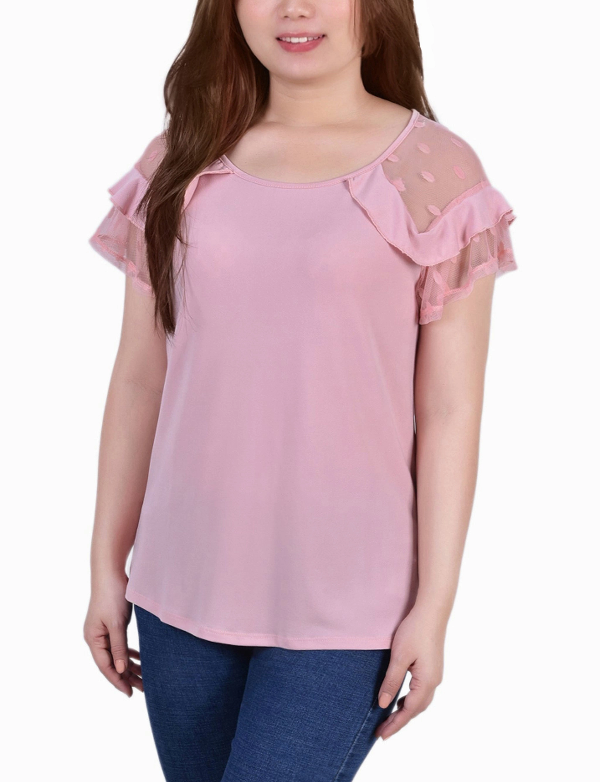 Short Dot Sleeve Top Cold Layer Biodegradable material