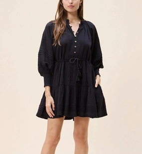 Meadow Mini Dress | Black Fashion Forward Light Outfit