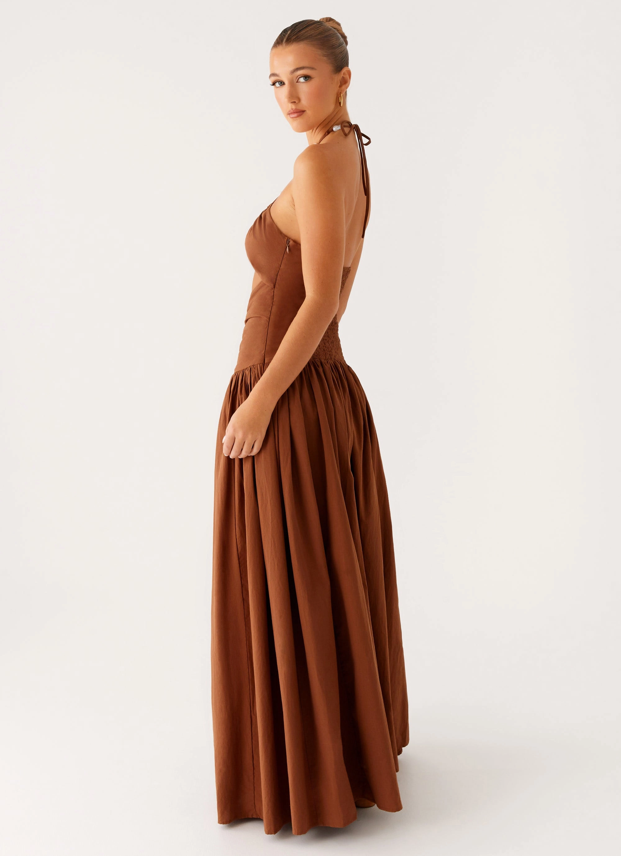 Paltrow Maxi Dress - Chocolate Soft Contour