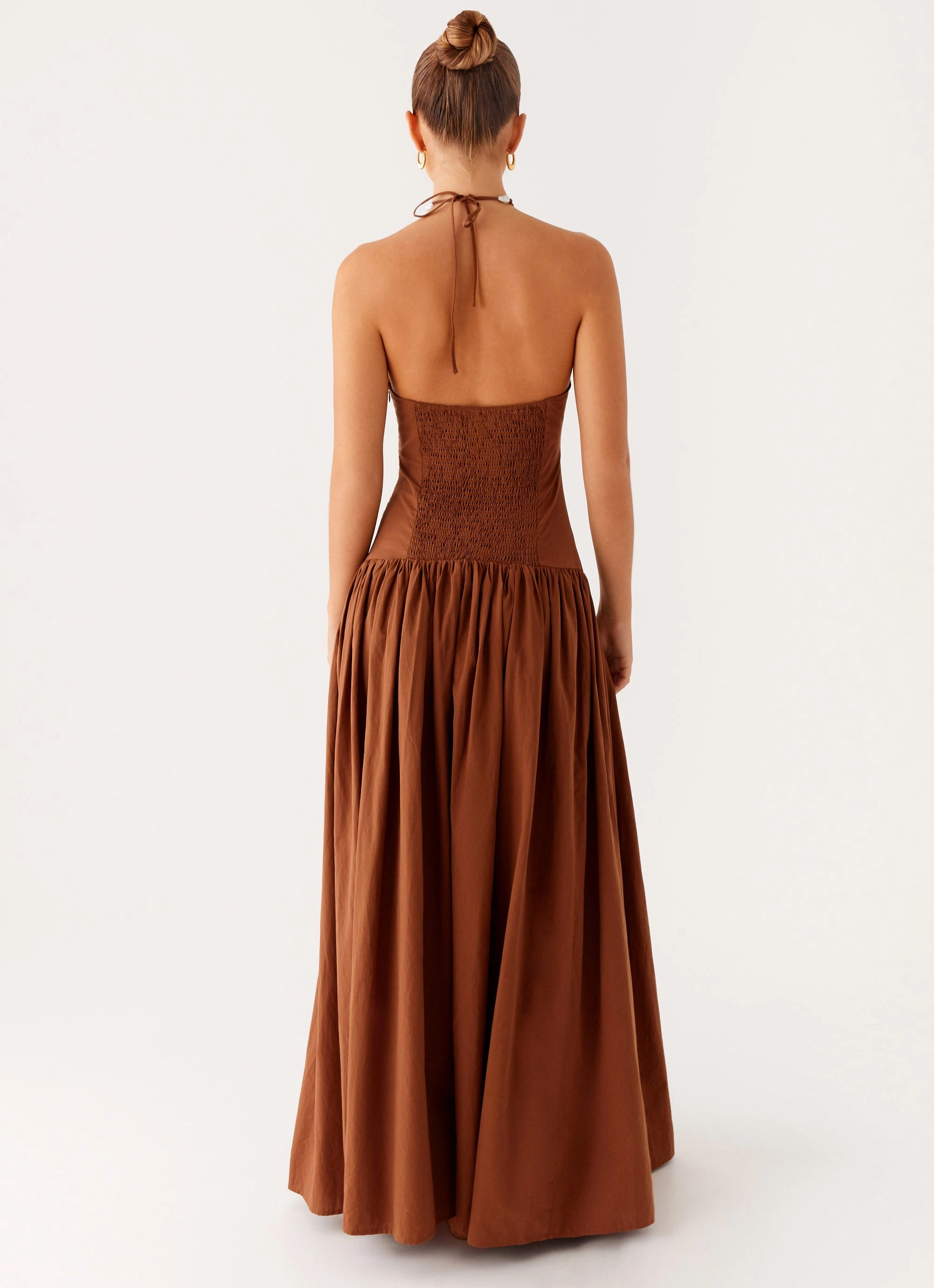 Warm-Layer Paltrow Maxi Dress - Chocolate