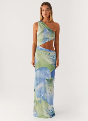 Soft Feel Everyday Wear Wilder Maxi Dress - Flower Print