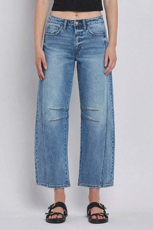 Relaxed Style WINSTON HIGH RISE BARREL LEG JEANS