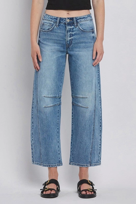 Soft Touch WINSTON HIGH RISE BARREL LEG JEANS