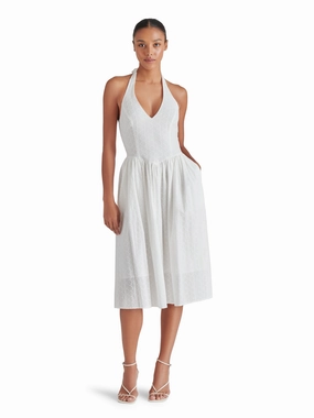 Ressi Dress in White Smart Tones Soft Hue