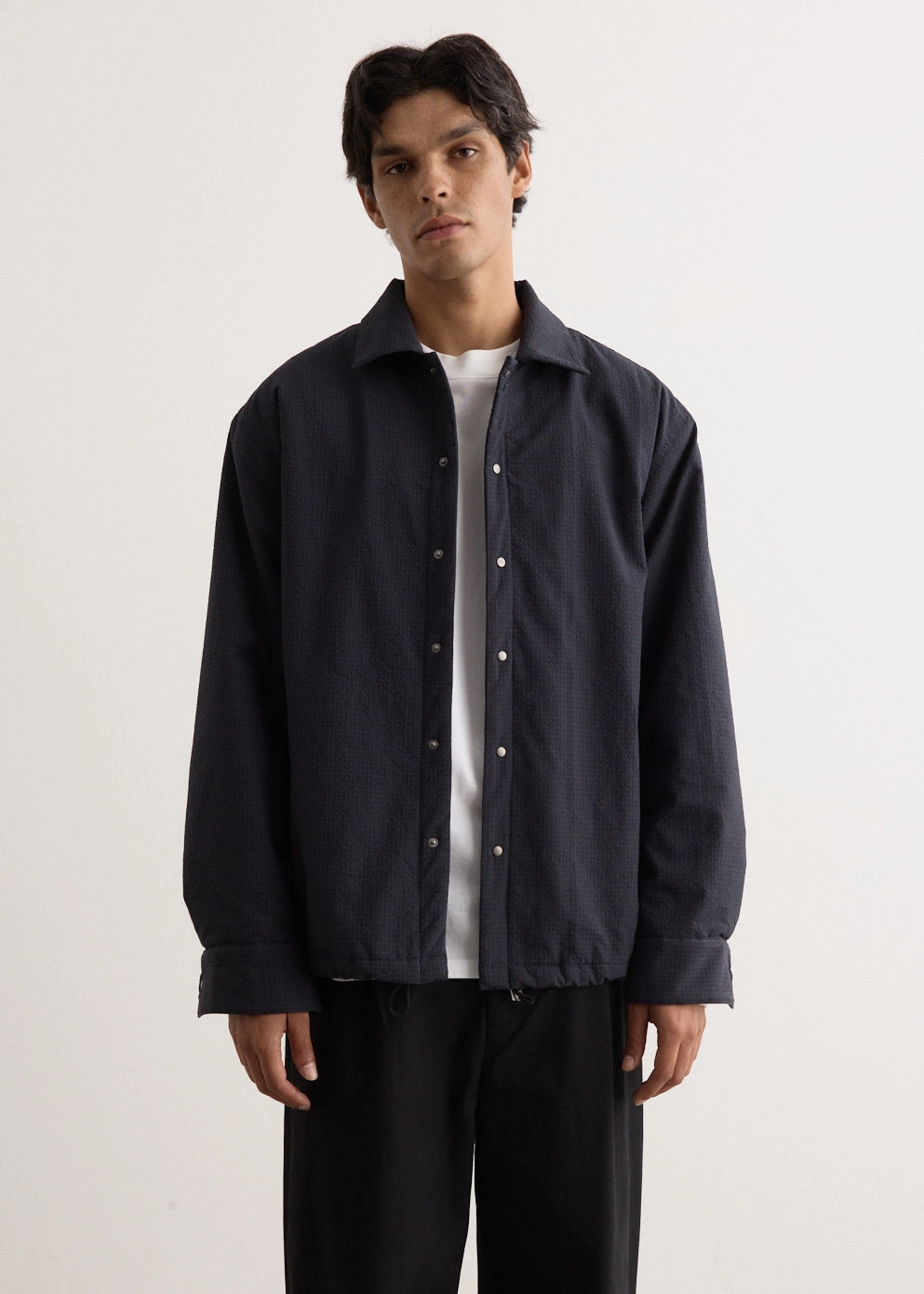 Soft Fleece Interior Wipeout Utility Overshirt