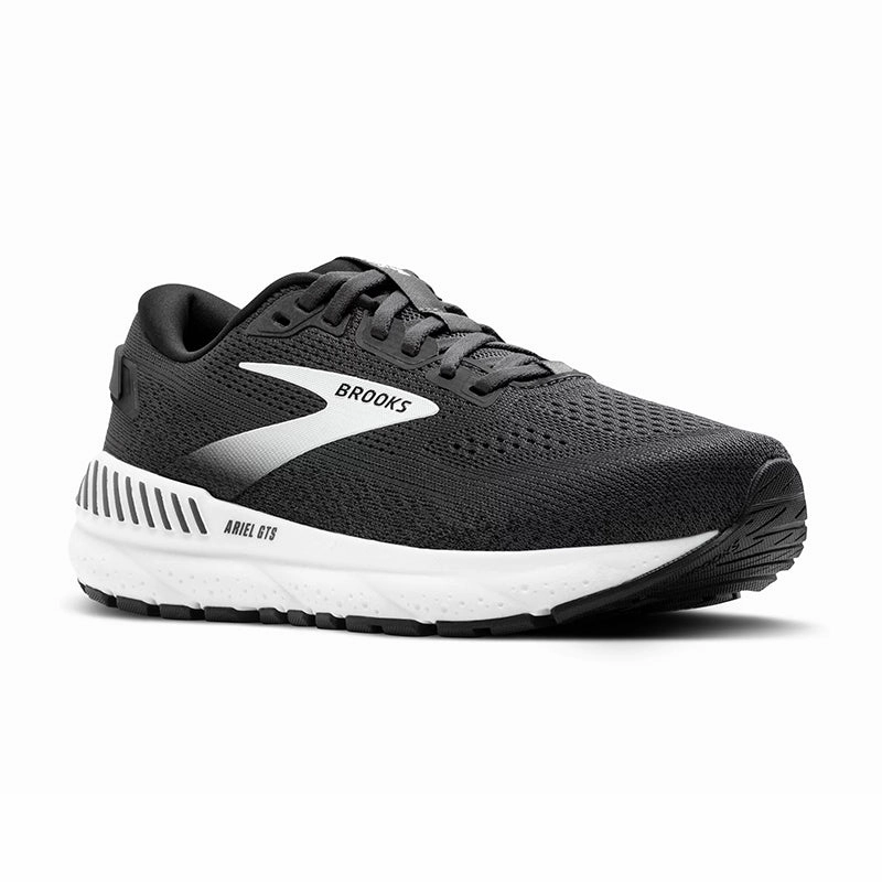 Kind Glow Athletic Women's Ariel GTS 24 (WIDE) Ebony/Black/White