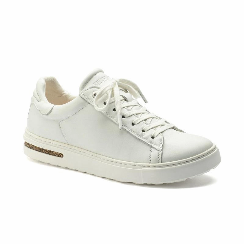 Women's Bend White Leather Antibacterial