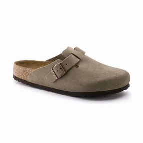 Modern Look Women's Boston Soft Footbed Narrow Taupe Suede