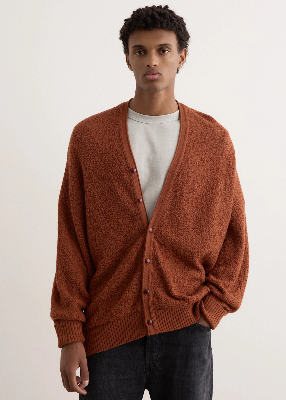 V-Neck Cardigan Outdoor Comforted
