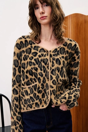 Sleek Knit FRNCH Begonia Cardigan