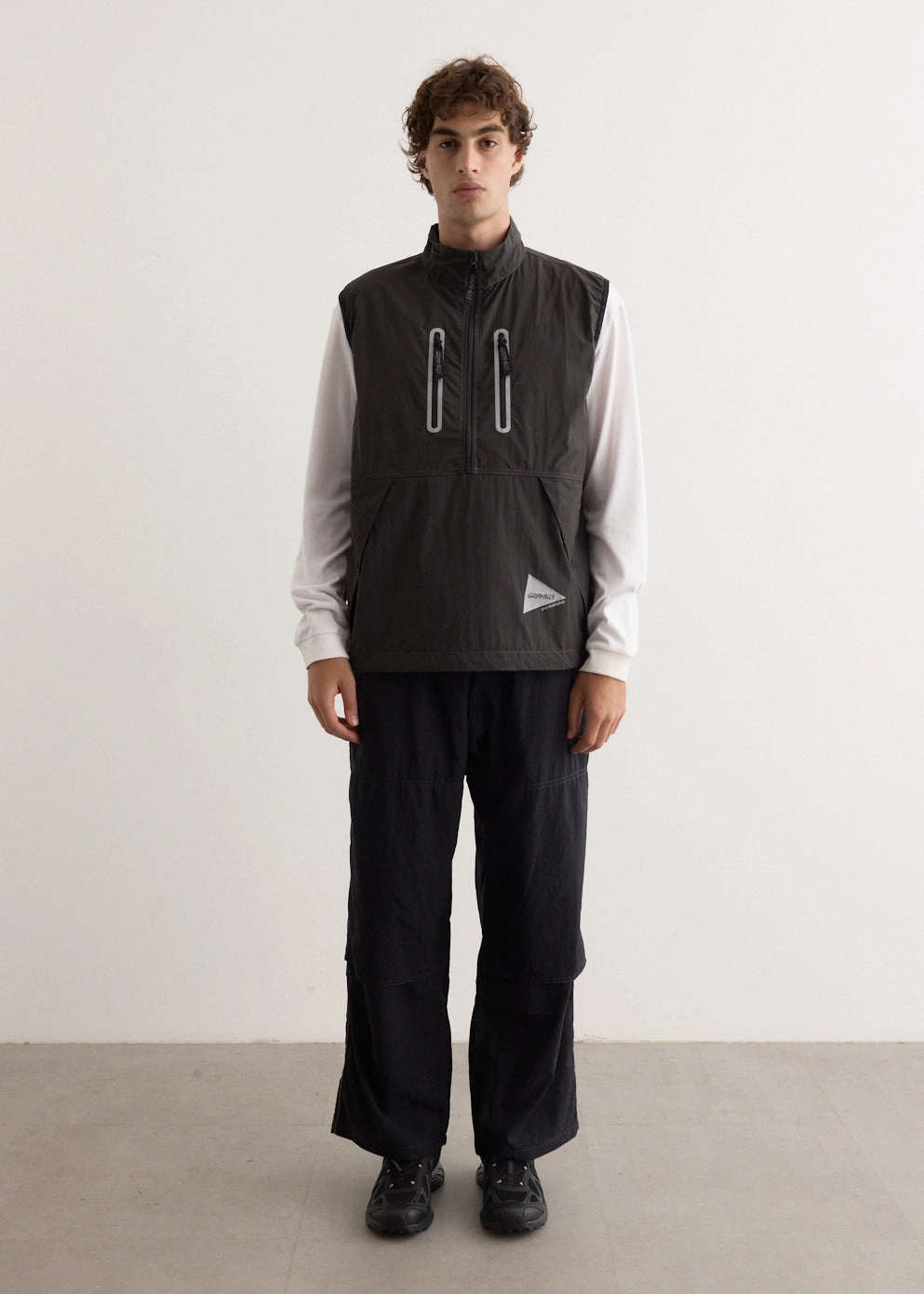 SiliconeGrip Heat Reflective Layer x And Wander Brushed Nylon Vest