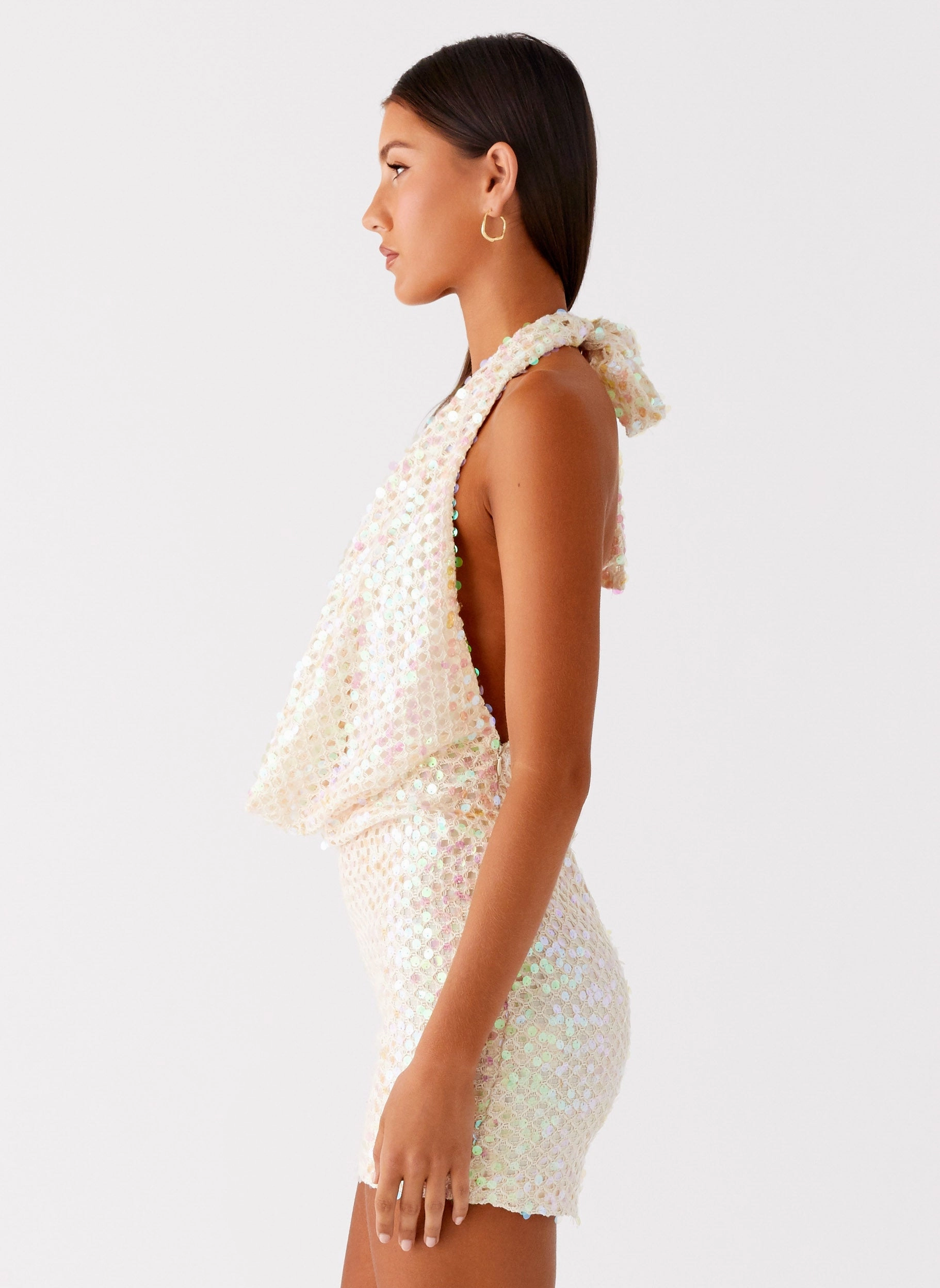 You Make Me Feel Mini Dress - Ivory Minimal Motion Timeless Style Wear