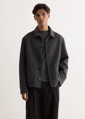 Unisex Casual Fit Stay Dry Interior Zappa Double Faced Wool Jacket