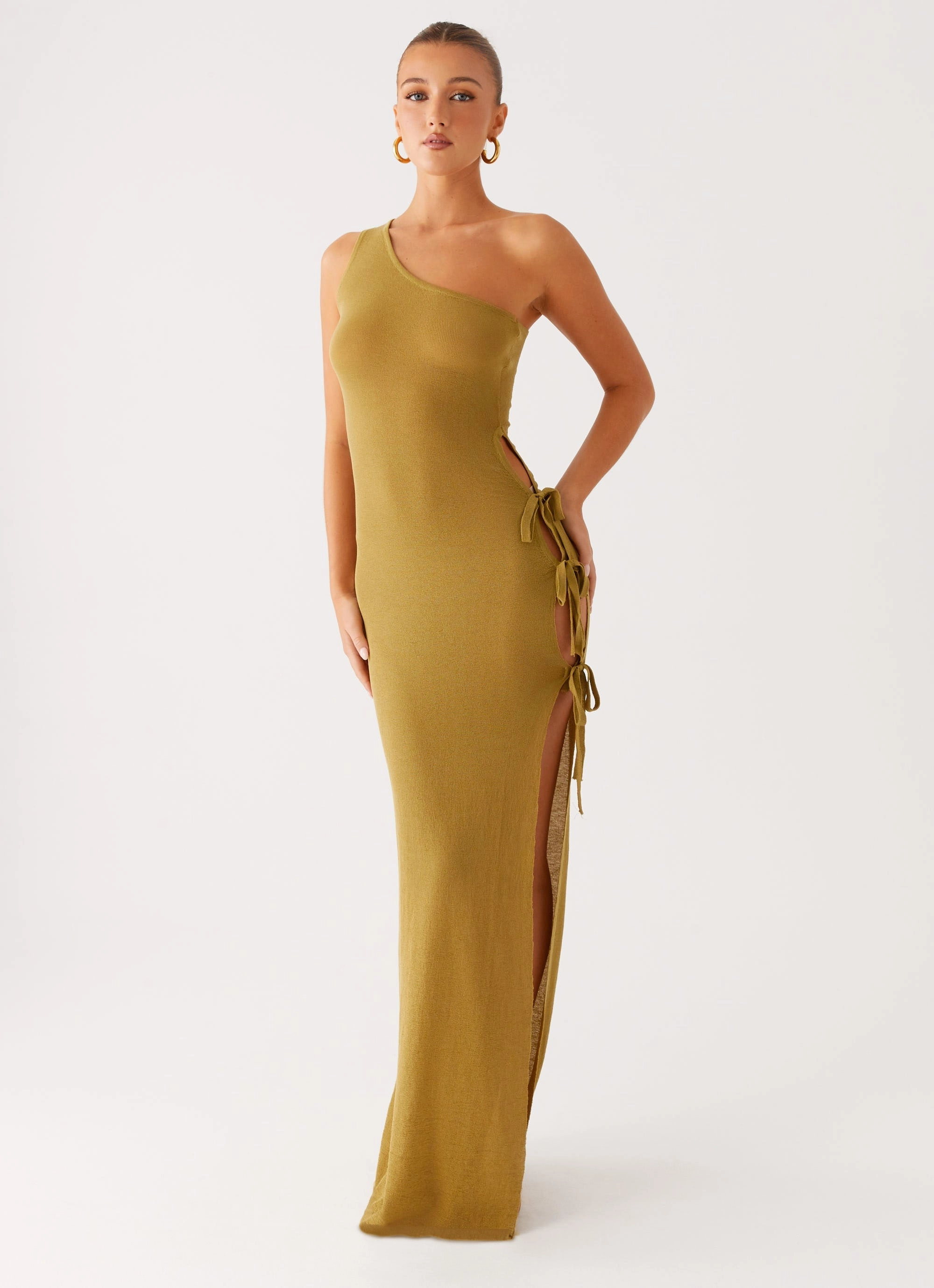 Modern Cut Zarnella Maxi Dress - Lime