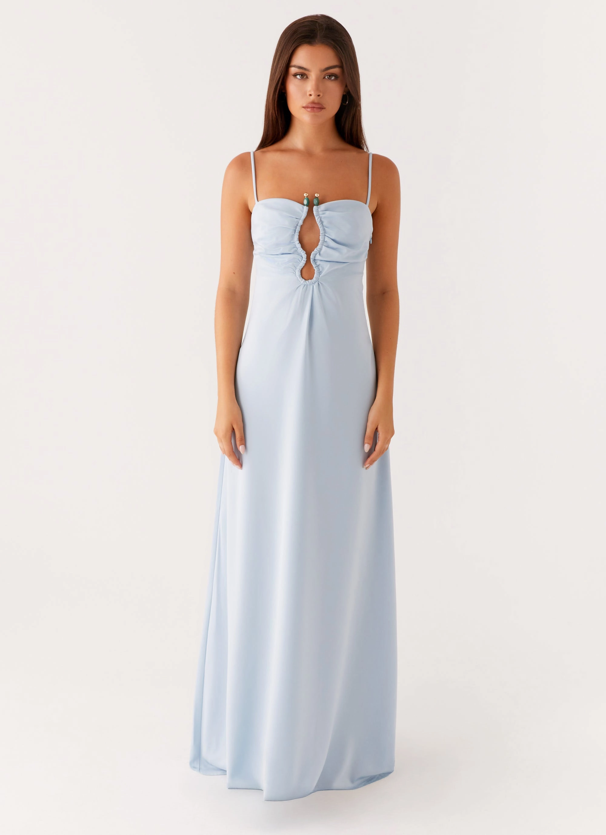 Grab Now Zelda Maxi Dress - Blue