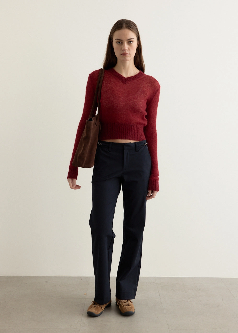 SheerWeight Knit Low Key Mum Jumper