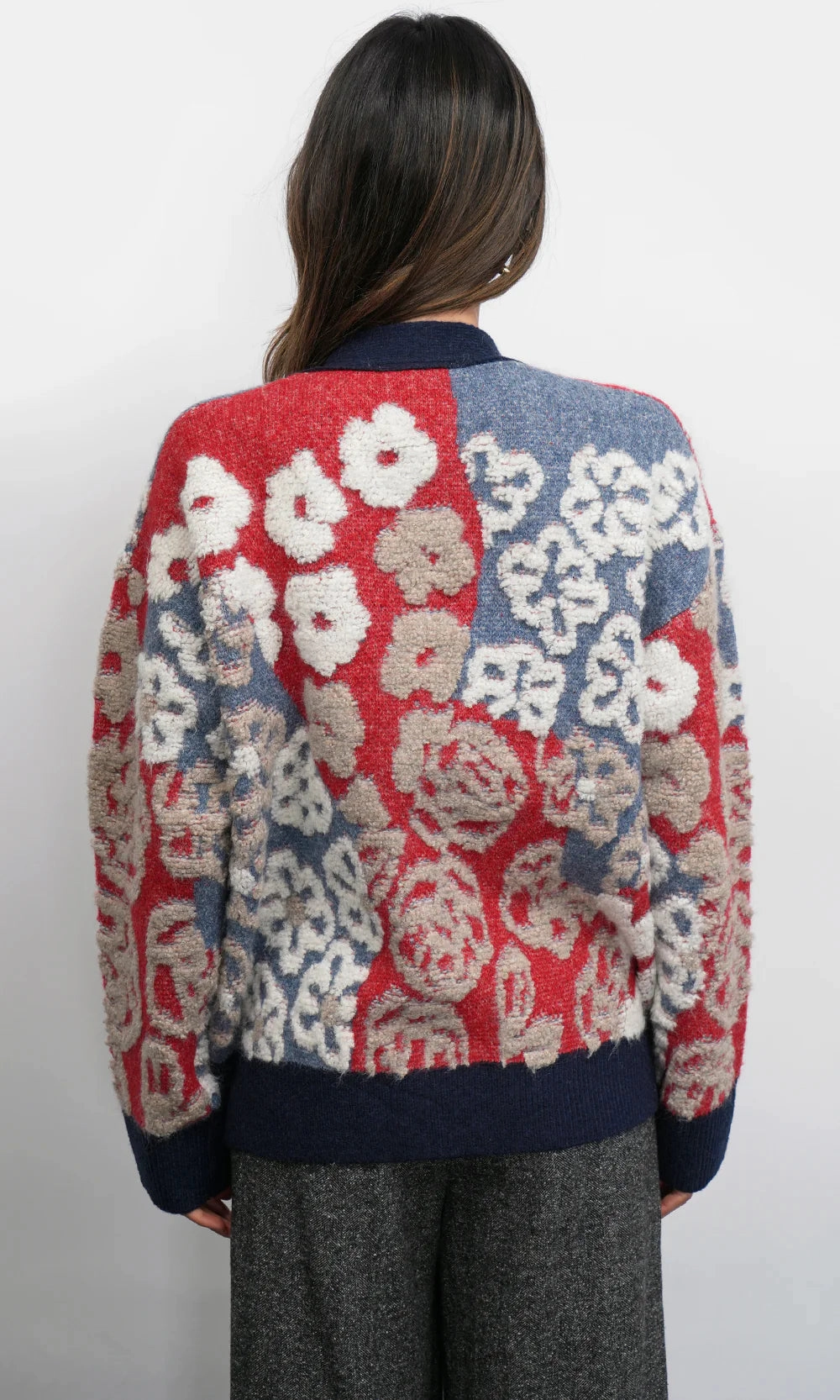 Mina Oversized Cardigan Breathable Open Weave