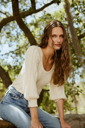 All-Purpose Knit Zoe Sweater | Ivory