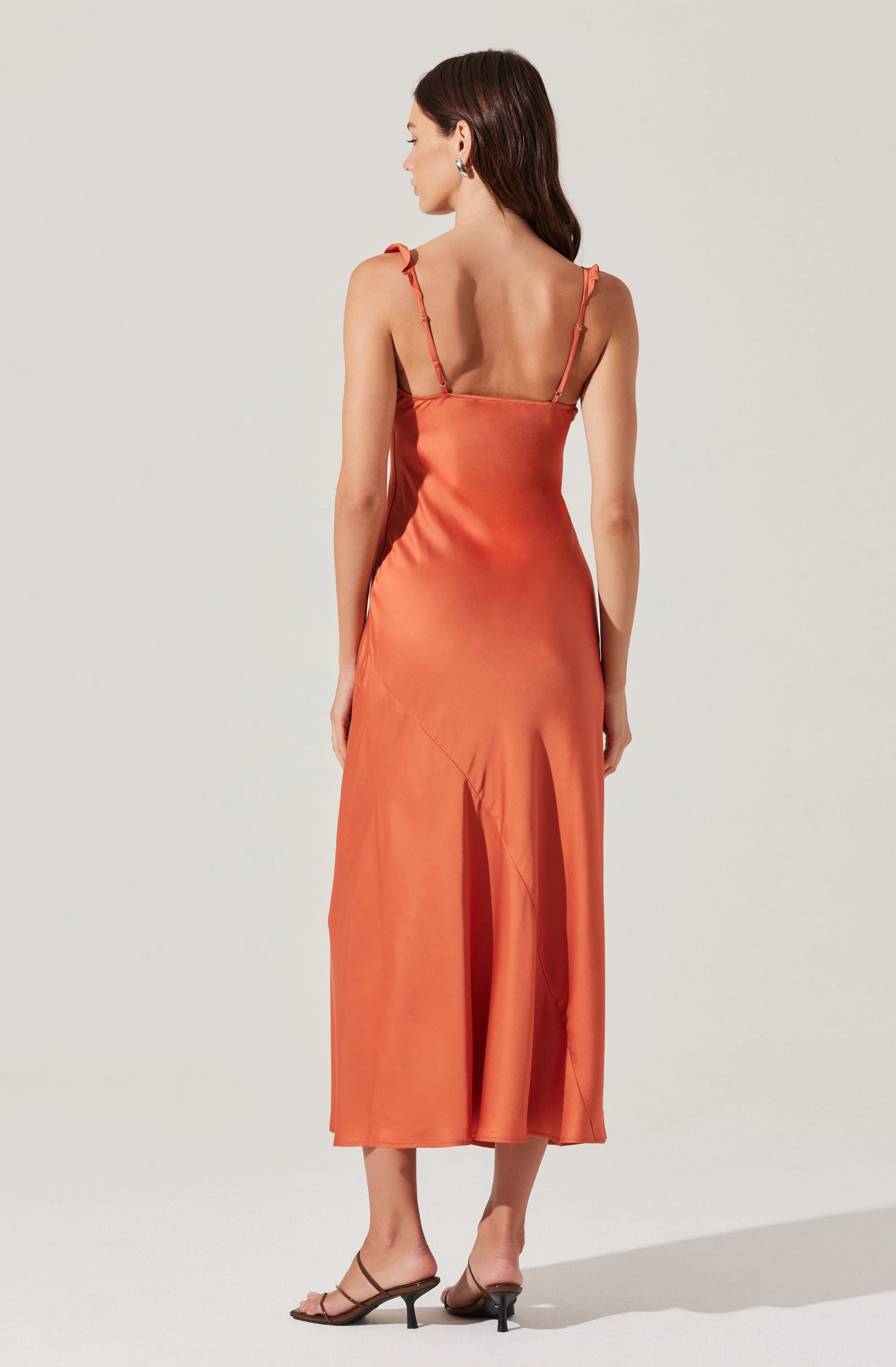 Gift-Worthy Zoie Dress in Brick